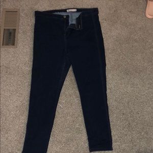 ASOS plus size high waisted dark jeans